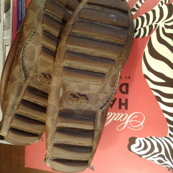 Vintage Coach Crosby Turnlock Women's Driving Loafers - Picture 5 of 6